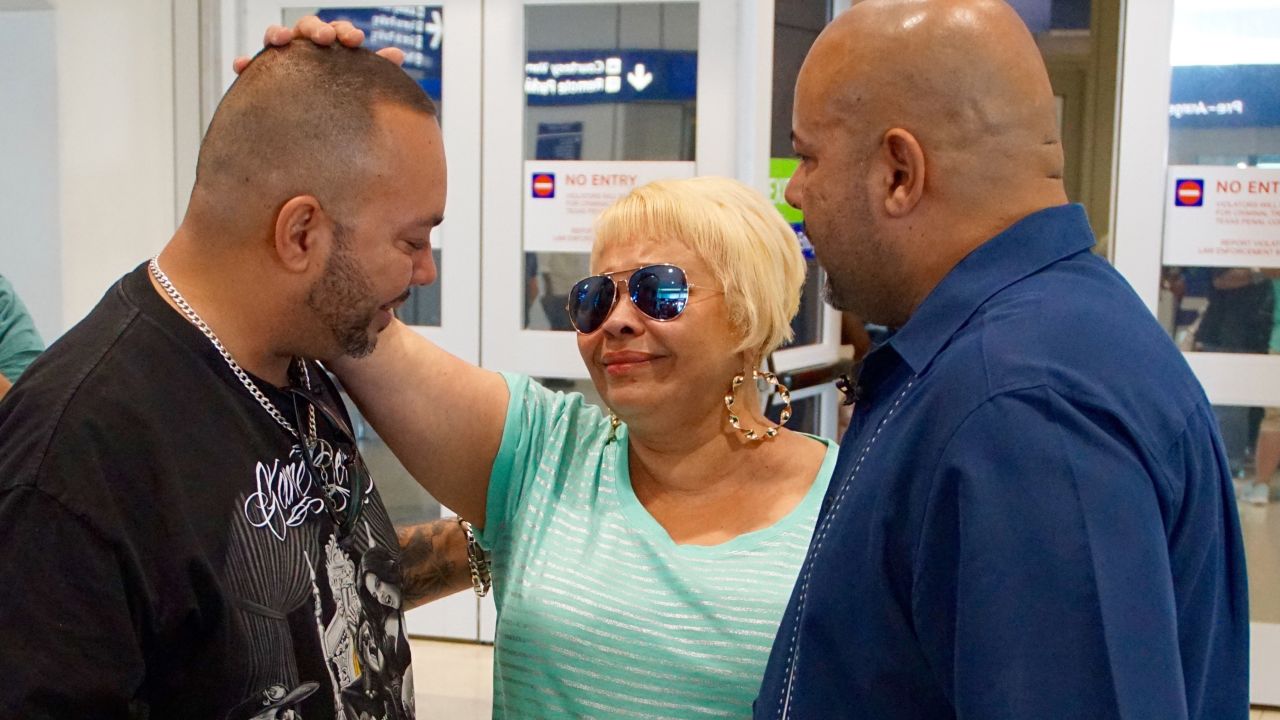 Elsie Ramirez meets her sons for the first time in 46 years. 