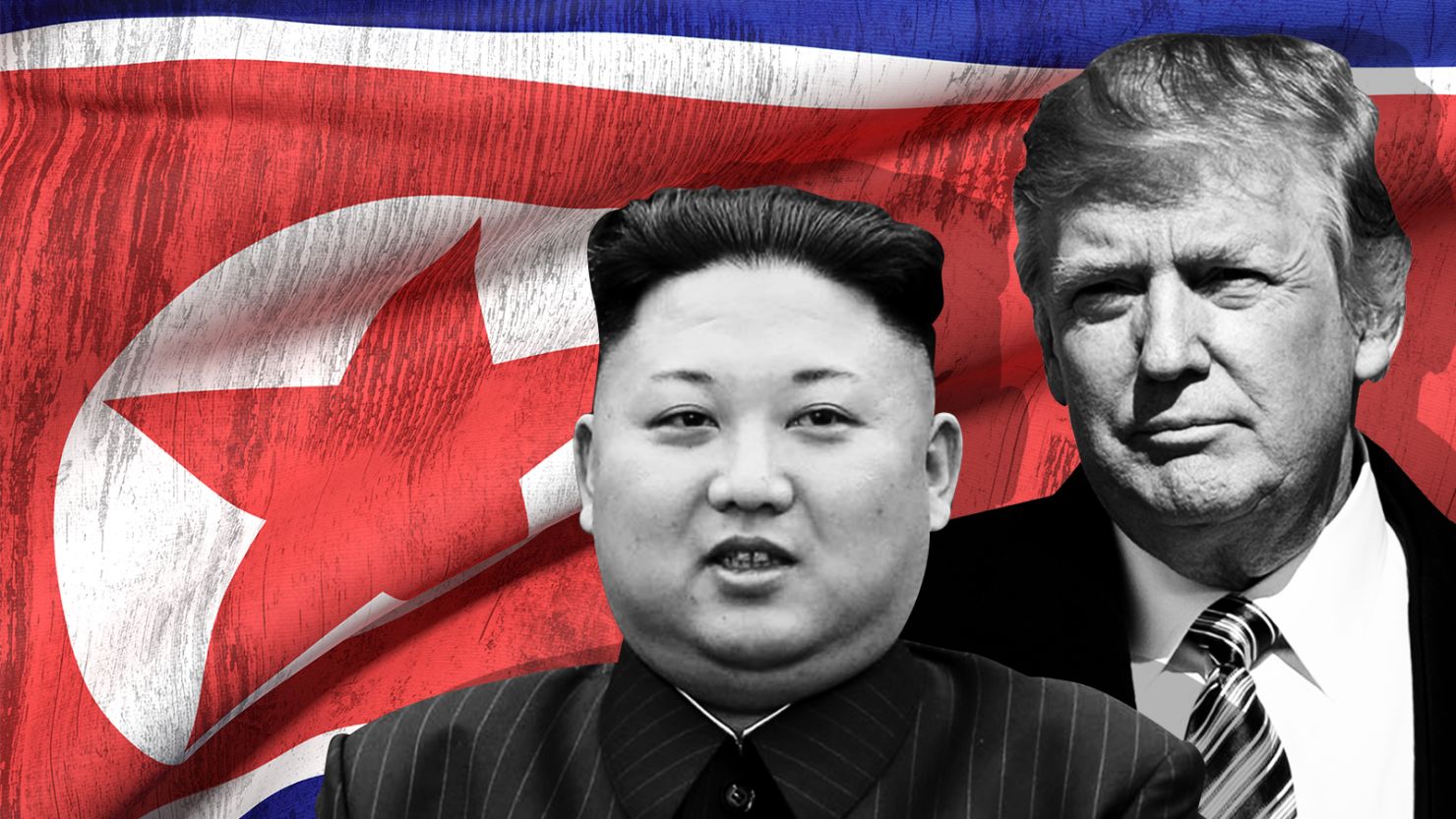 MOBAPP Trump JungUn North Korea Flag