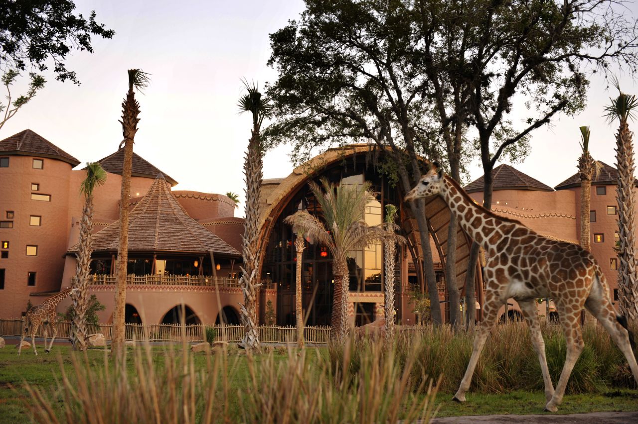 <strong>Disney's Animal Kingdom Lodge, Florida, USA: </strong>Fancy going on a safari without leaving America? Head to Disney's Animal Kingdom Lodge in Florida for a slice of safari: guests can spot zebras, wildebeests, giraffes, impalas, storks and roughly 200 mammals and birds from the viewing platform.