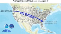 weather average historical cloudiness for eclipse