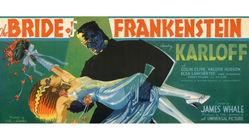 Metallica guitarist Kirk Hammett's poster collection includes a number of posters from perhaps the most famed era of horror films, when classics like "The Bride of Frankenstein" were made. 