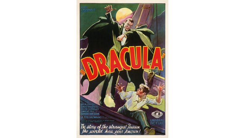 Count Dracula has been through many different incarnations, but Bela Lugosi's is perhaps still the definitive. Curator Daniel Finamore cites this poster as one of his favorites. 
