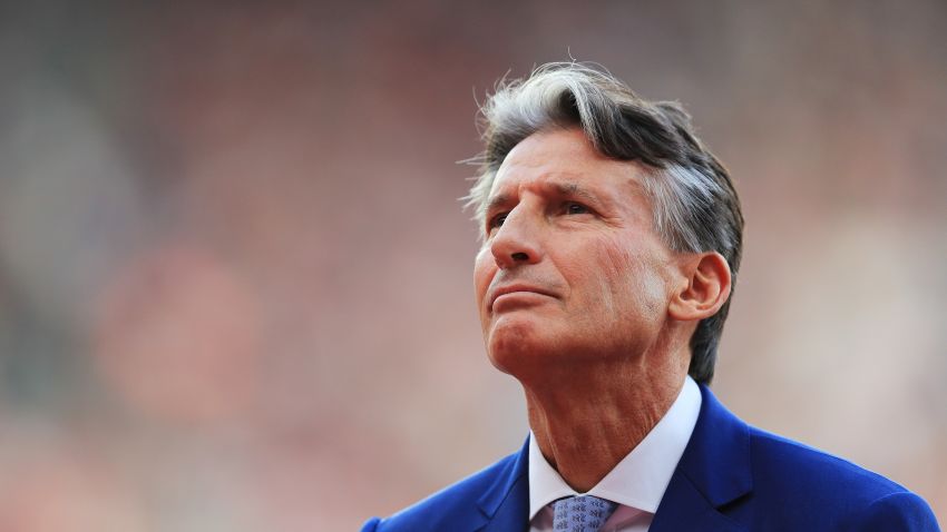 LONDON, ENGLAND - AUGUST 04:  IAAF president Sebastian Coe looks on during day one of the 16th IAAF World Athletics Championships London 2017 at The London Stadium on August 4, 2017 in London, United Kingdom.  (Photo by Richard Heathcote/Getty Images)
