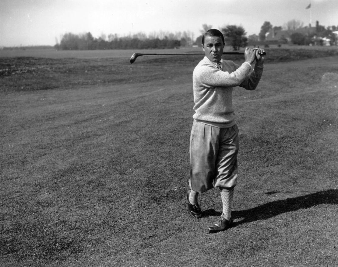 Gene Sarazen 1928 driving golf british open