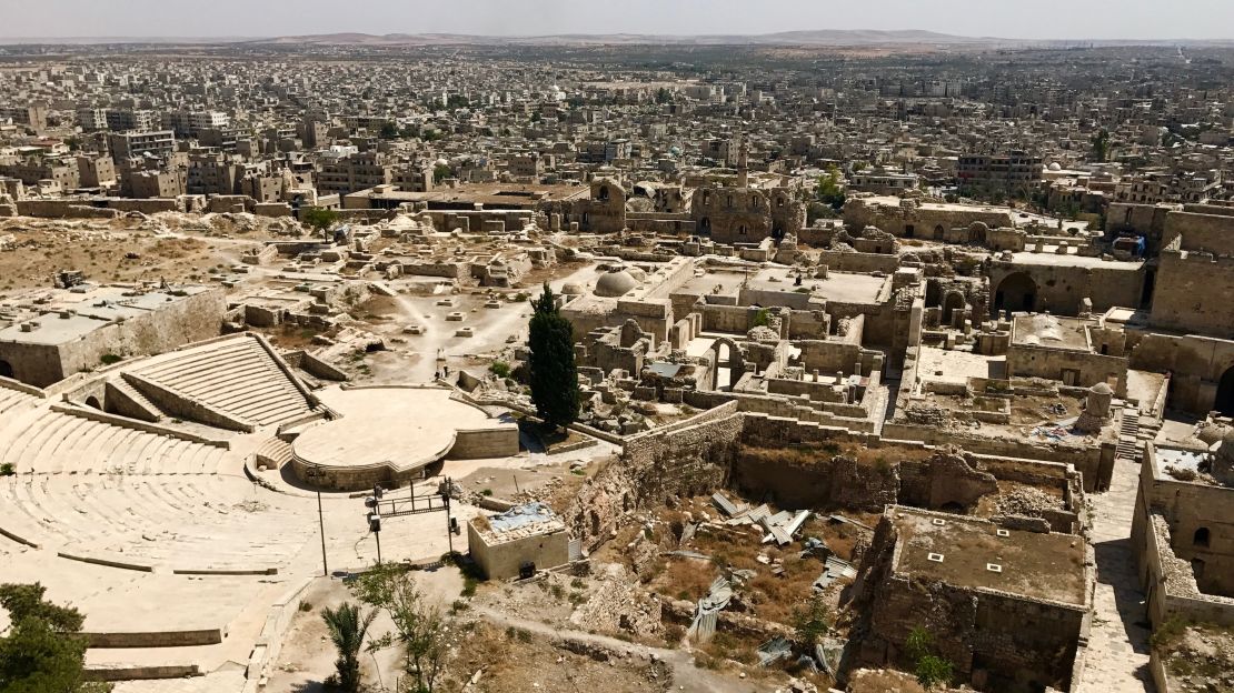 From Aleppo's highest vantage point, the scale of destruction in the east is devastatingly clear. 