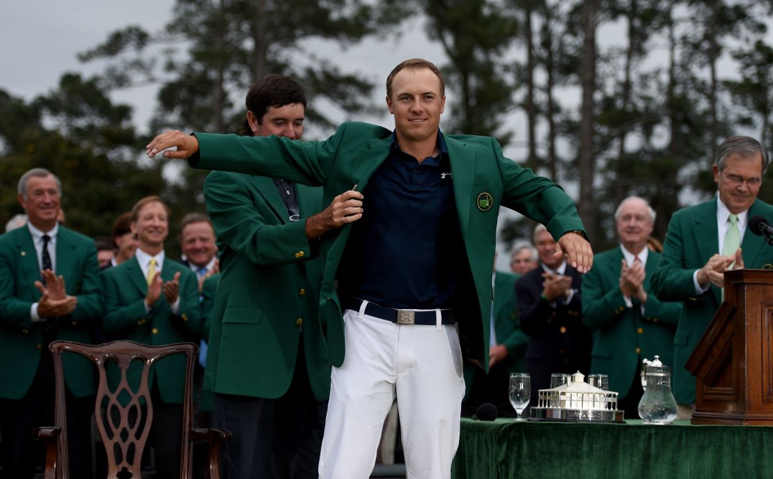 Spieth secured his first major win at the 2015 Masters at the age of 21.