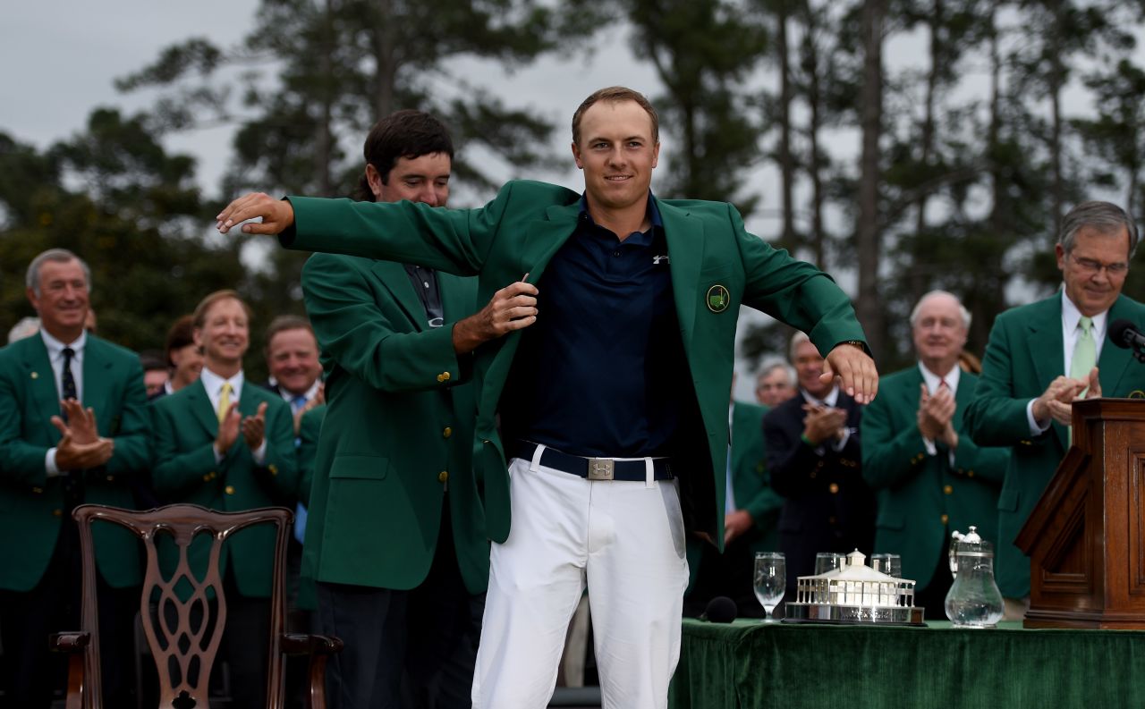 Spieth's first major title came in 2015 when he shot a record-equaling 18 under par at The Masters.