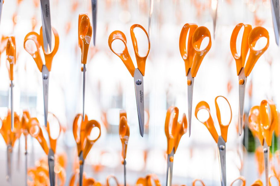 Next month, Design Museum Helsinki will host an exhibition of work by artists and designers who use -- or are inspired by -- the simple orange scissors. 