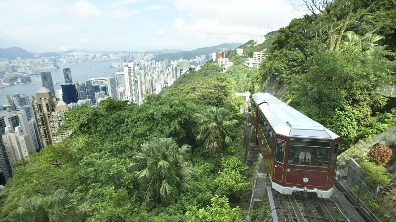 Hong Kong's famous Peak Tram.