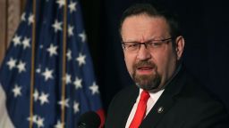 White House terrorism advisor Sebastian Gorka, speaks at the The Republican National Lawyers Association 2017 National Policy Conference, on May 5, 2017 in Washington, DC.