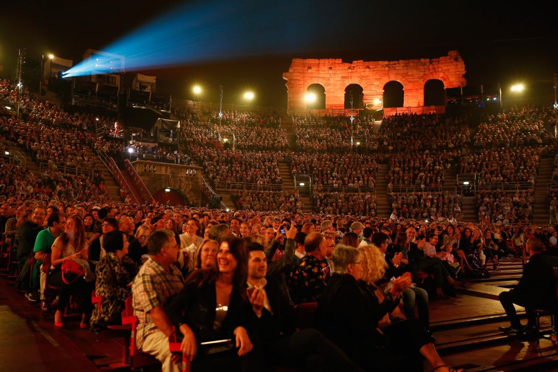 Italy's Arena di Verona is a truly majestic setting. 