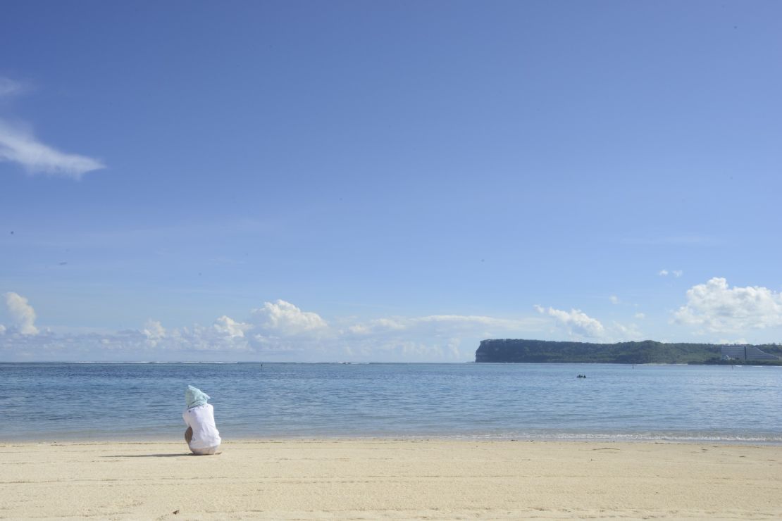 Guam, with its white-sand beaches, is a popular tourist destination.