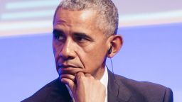 BADEN-BADEN, GERMANY - MAY 25: Former US president Barack Obama is seen during the German Media Award 2016 (Deutscher Medienpreis 2016) at Kongresshaus on May 25, 2017 in Baden-Baden, Germany. The German Media Award (Deutscher Medienpreis) has been presented annually since 1992 to honor personalities from public life. (Photo by Alexander Scheuber/Getty Images)