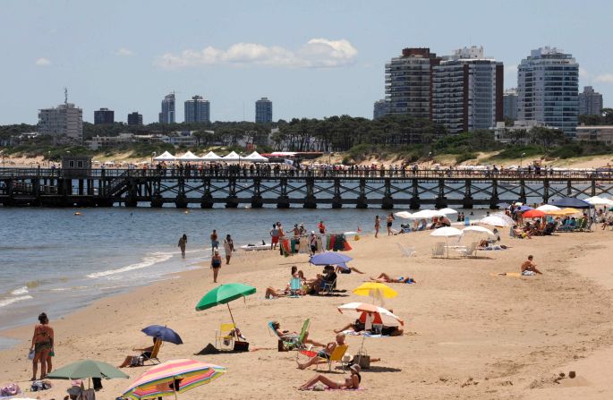 <strong>7. Uruguay:</strong> South America's contribution to the list is Uruguay. Situated between tourism big-hitters Brazil and Argentina, Uruguay hasn't always got the attention it deserves. But more recently it's become a popular destination thanks to its glamorous Punta del Este beaches. International arrivals so far in 2017 are up 30.2%. <a href="http://www.cnn.com/travel/article/uruguay-travel-10-reasons-to-visit/index.html">READ: 10 great reasons to visit </a><a href="http://www.cnn.com/travel/article/uruguay-travel-10-reasons-to-visit/index.html">Uruguay</a>