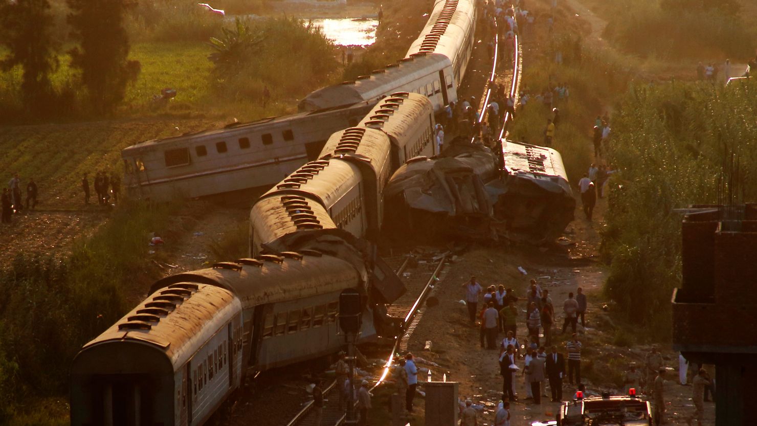 The collision involved one train traveling from Cairo and another from Port Said.
