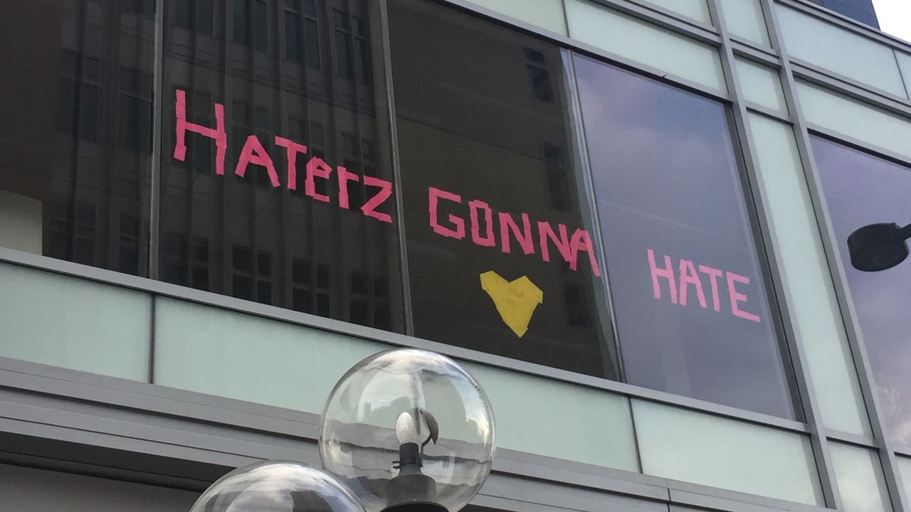 Across the street from Taylor Swift