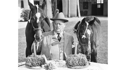 W.K. Kellogg, shown in 1940, was a successful industrialist who "revolutionized mass production of food," starting with Corn Flakes.