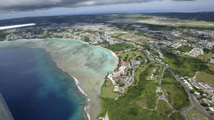 The tourist area of Guam.