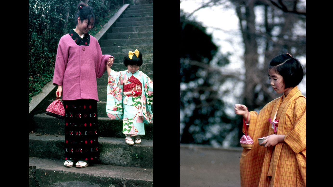 <strong>Yokosuka, Japan, New Year's day (1972): </strong>"This was New Year's Day at a hilltop temple in Yokosuka. It was near the end of my stay in Japan, and I was very happy to get pictures of people dressed up for the holiday."