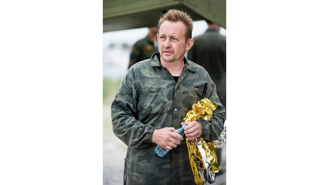 Peter Madsen, pictured on August 11, claims Kim Wall died in an accident aboard his submarine.