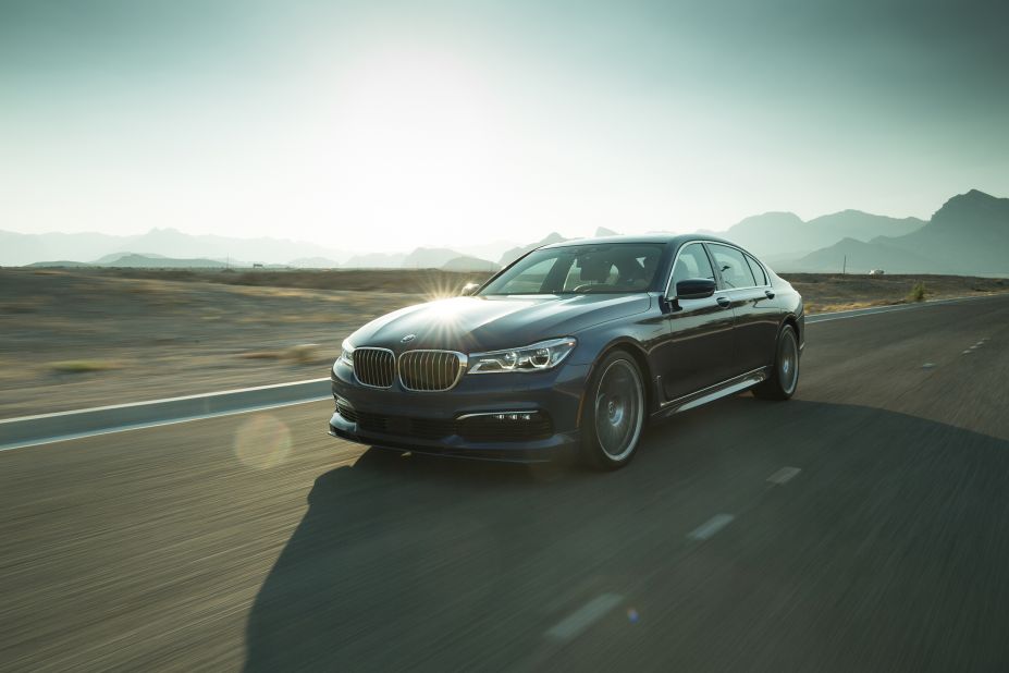 Alpina's latest offering is the B7 Bi-Turbo, which can reach top speeds in excess of 200 mph.