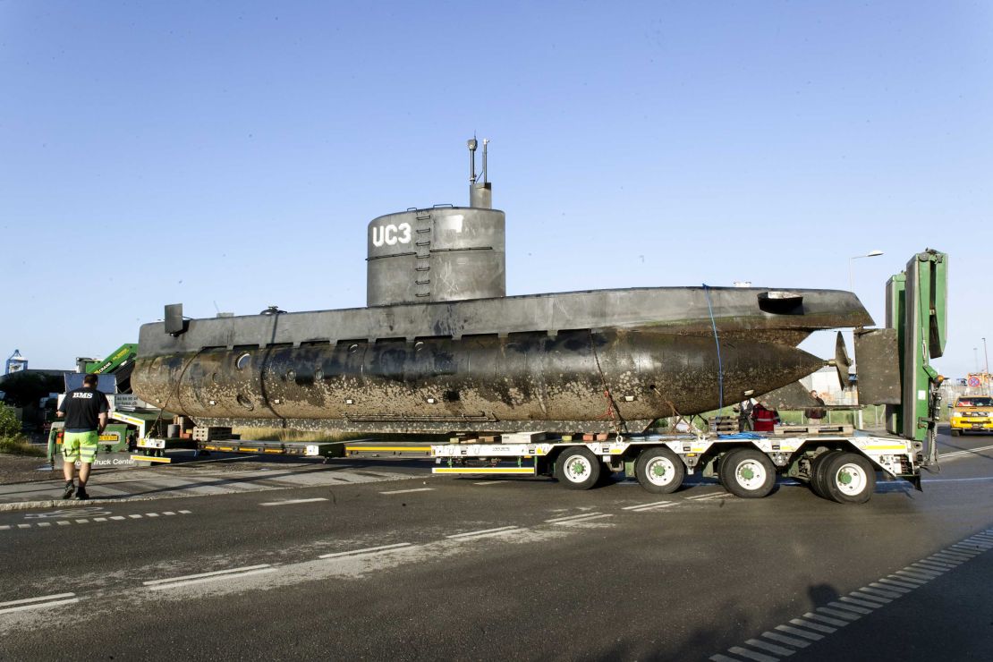 The privately owned submarine, Nautilus, which is the suspected crime scene.
