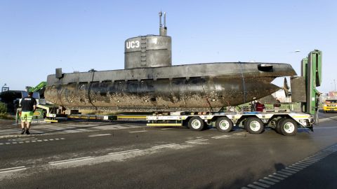 The privately owned submarine, Nautilus, which is the suspected crime scene.