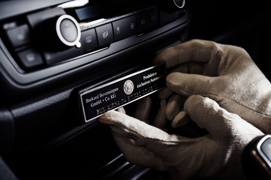 Every Alpina gets a unique numbered plaque mounted in the front of the cabin. The firm currently produces around 2,000 cars per year.