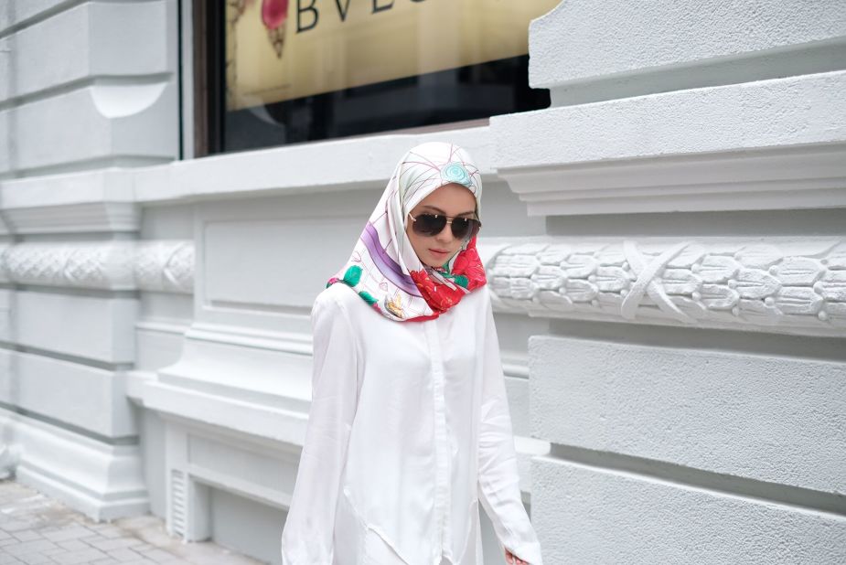 The dUCk website nearly crashed when the scarves went on sale. "People were so excited because (this type of collaboration) has never been done before," Yusof says. "It's not normal in Brunei for a princess to collaborate with a fashion brand, right?" 
