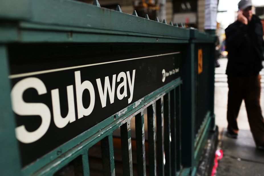 The Helvetica typeface was created more than 60 years ago in Switzerland and it's still among the most popular today. It's been used for the signage of the New York Subway system since 1989.