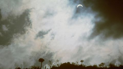A total solar eclipse in Kenya on June 30, 1973. 