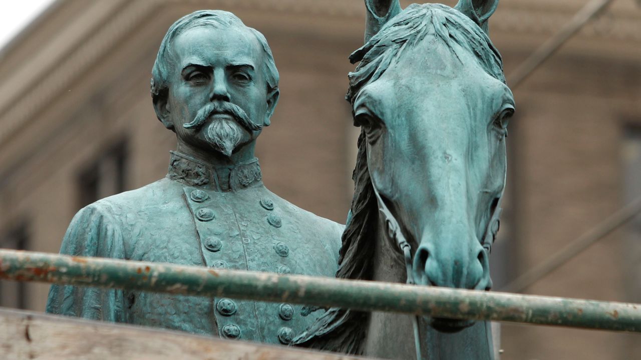 A statue of Gen. John Hunt Morgan in Lexington, Kentucky.