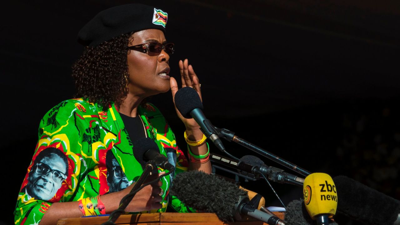 Zimbabwe's first lady Grace Mugabe.