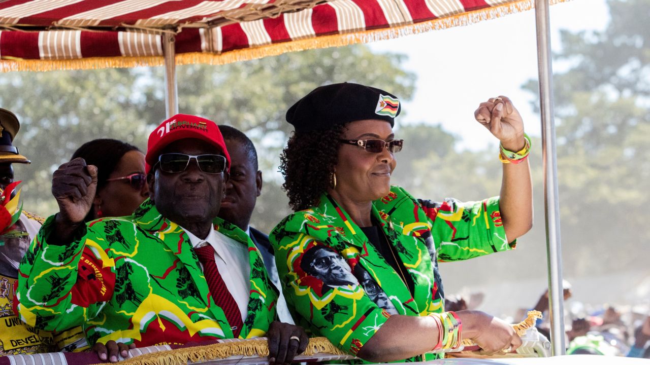Grace Mugabe was often at her husband's side during news conferences and political rallies.