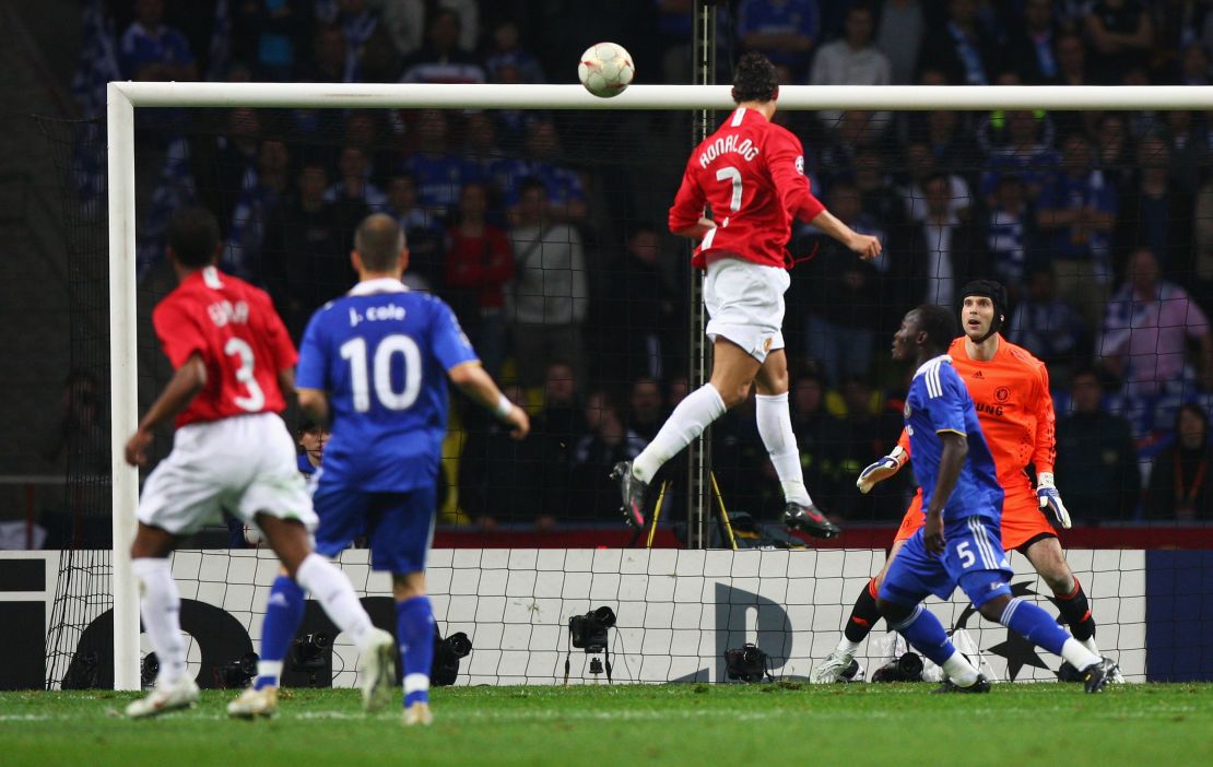 Manchester United beat Chelsea on penalties in the 2008 Champions League final.