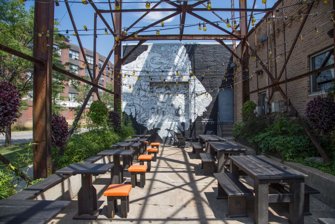 Urban Belly's patio, at the western end of Randolph Street, is one of the West Loop's most vibrant outdoor spaces.