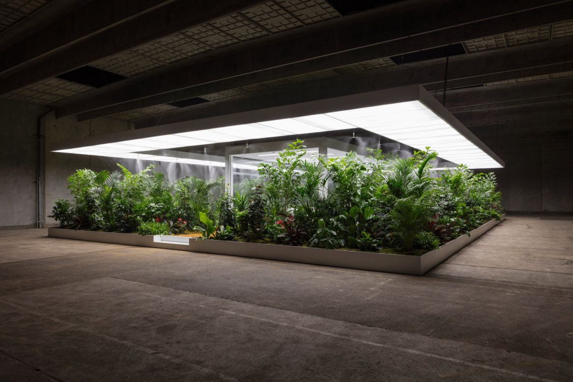 This garden by LA-based artist Doug Aitken is a living, breathing piece of art. The outer part resembles a dense forest and inside is a transparent room, based on an <a href="http://edition.cnn.com/2017/03/30/health/anger-room-stress-relief/index.html">anger room</a> where individuals can destroy anything and everything around them.   