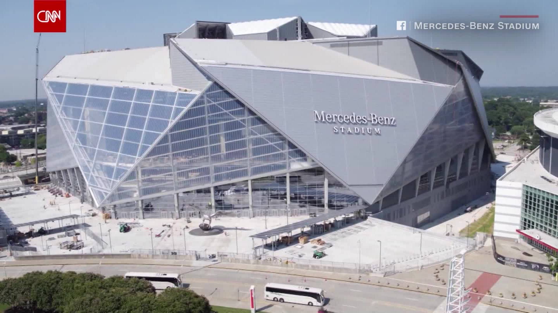 The new Mercedes-Benz Stadium in Atlanta - Mercedes-Benz original