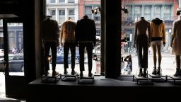NEW YORK, NY - APRIL 17:  Manikins sit in the window of a clothing store in lower Manhattan on April 17, 2017 in New York City. As American's shopping habits continue to migrate online, brick-and-mortar stores across the country are closing at an increased rate. For the first time in nearly two years, retail sales declined two months in a row according to recently released figures from the Commerce Department. Millennials, who often prefer Amazon and other online businesses, are also putting more of their money into vacations and restaurants instead of merchandise.  (Photo by Spencer Platt/Getty Images)