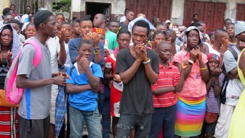 The government has asked the families of the dead to identify their loved ones at the city morgue.