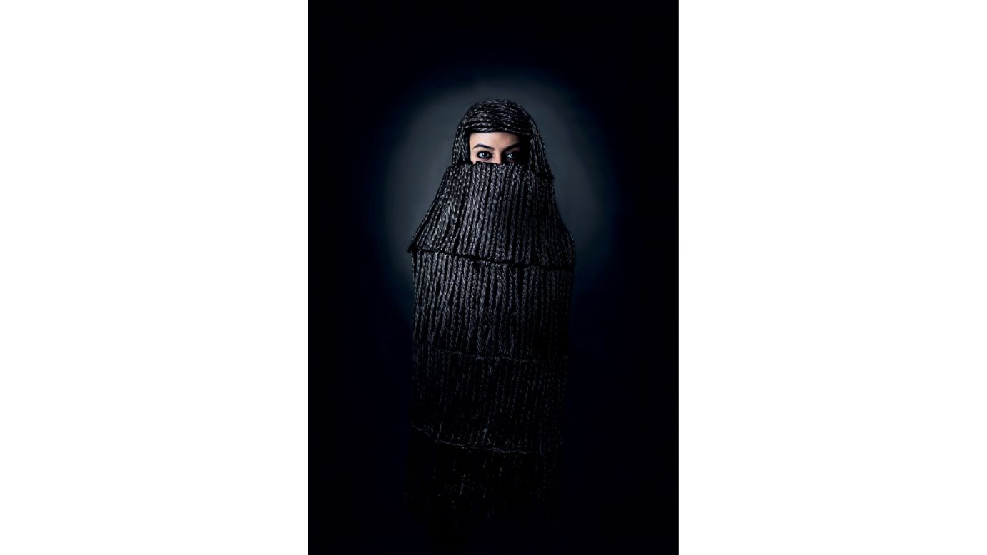 Babazadeh's desire to create an edible burqa grew from a personal need to create an East-West dialogue, akin to the one taking place in her own mind. 