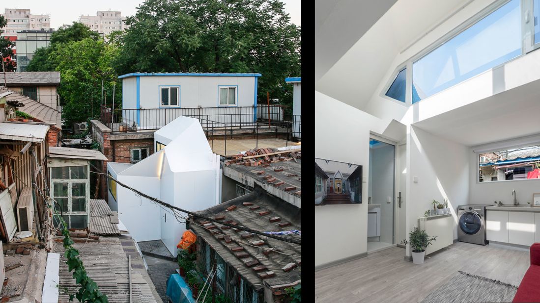 Found in the old alleyways of central Beijing, this plug-in house offered an affordable alternative to the Chinese capital's increasingly expensive apartments.