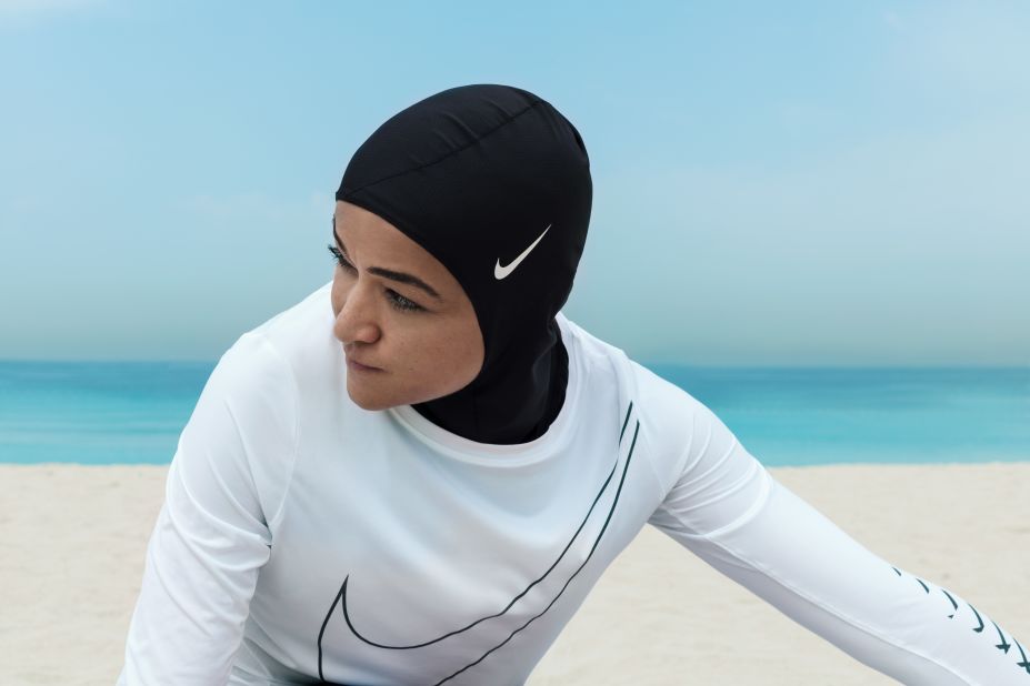 Sports brand Nike worked together with athletes to develop a single-layer sporting hijab for Muslim women.