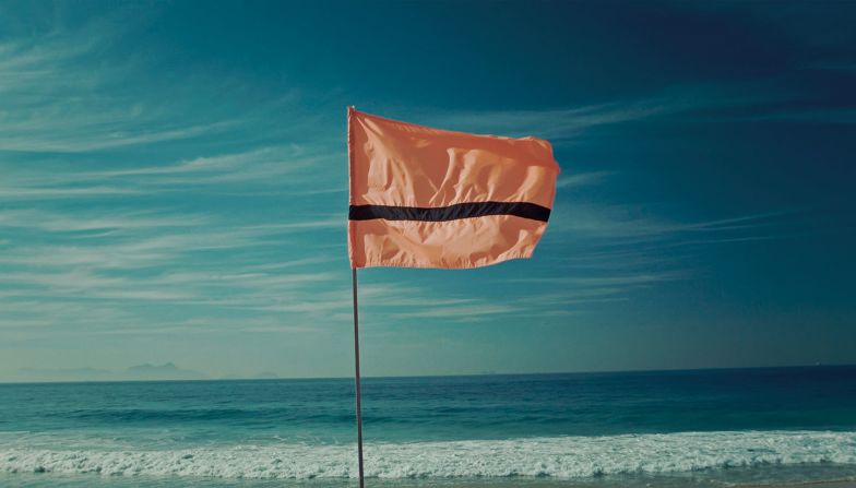 Designed by Syrian refugee Yara Said, the flag's color reflects the orange life vests worn by migrants coming to Europe by sea. It was used by the Refugee Olympic Team at the 2016 Summer Olympics in Brazil.