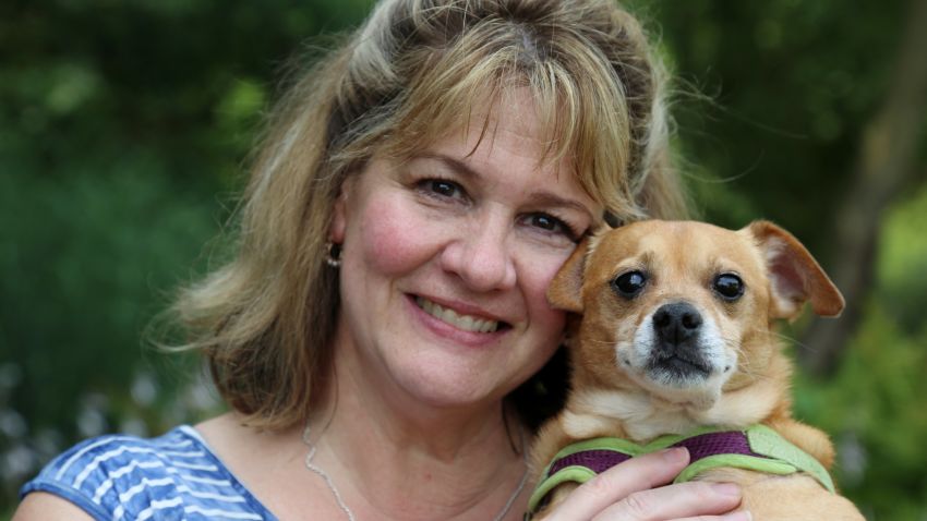 CNN Hero Michele Allen runs Monkey's House, a hospice for elderly and dying dogs, on her six-acre New Jersey farm.