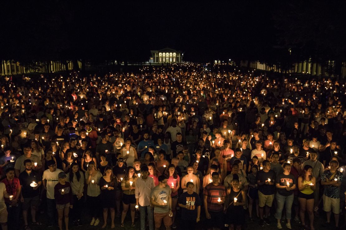 With candles, not torches, Charlottesville takes back the light | CNN