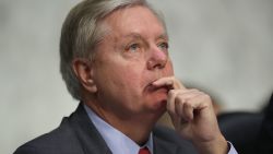 WASHINGTON, DC - MAY 08:  Senate Judicary Committee member Sen. Lindsey Graham (R-SC) listens to witnesses during a subcommittee hearing on Russian interference in the 2016 election in the Hart Senate Office Building on Capitol Hill May 8, 2017 in Washington, DC. Former acting Attorney General Sally Yates testified to the subcommittee that she had warned the White House about contacts between former National Security Advisor Michael Flynn and Russia that might make him vulnerable to blackmail.  (Photo by Chip Somodevilla/Getty Images)
