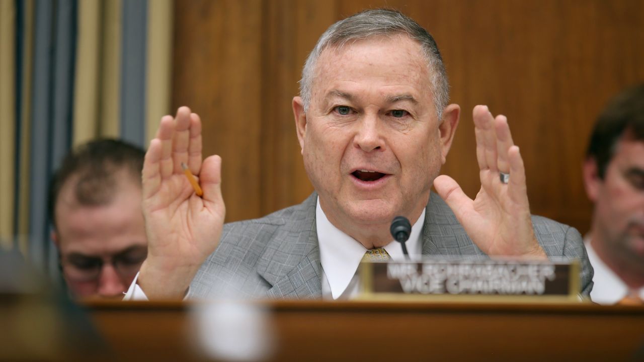 WASHINGTON, DC - MARCH 19:  House Science, Space and Technology Committee member Rep. Dana Rohrabacher (R-CA) questions witnesses from NASA, the Department of Defense and the White House during a hearing in the Rayburn House Office Building on Capitol Hill March 19, 2013 in Washington, DC. The committee asked government and military experts about efforts to track and mitigate asteroids, meteors and other "near-Earth objects."  (Chip Somodevilla/Getty Images)