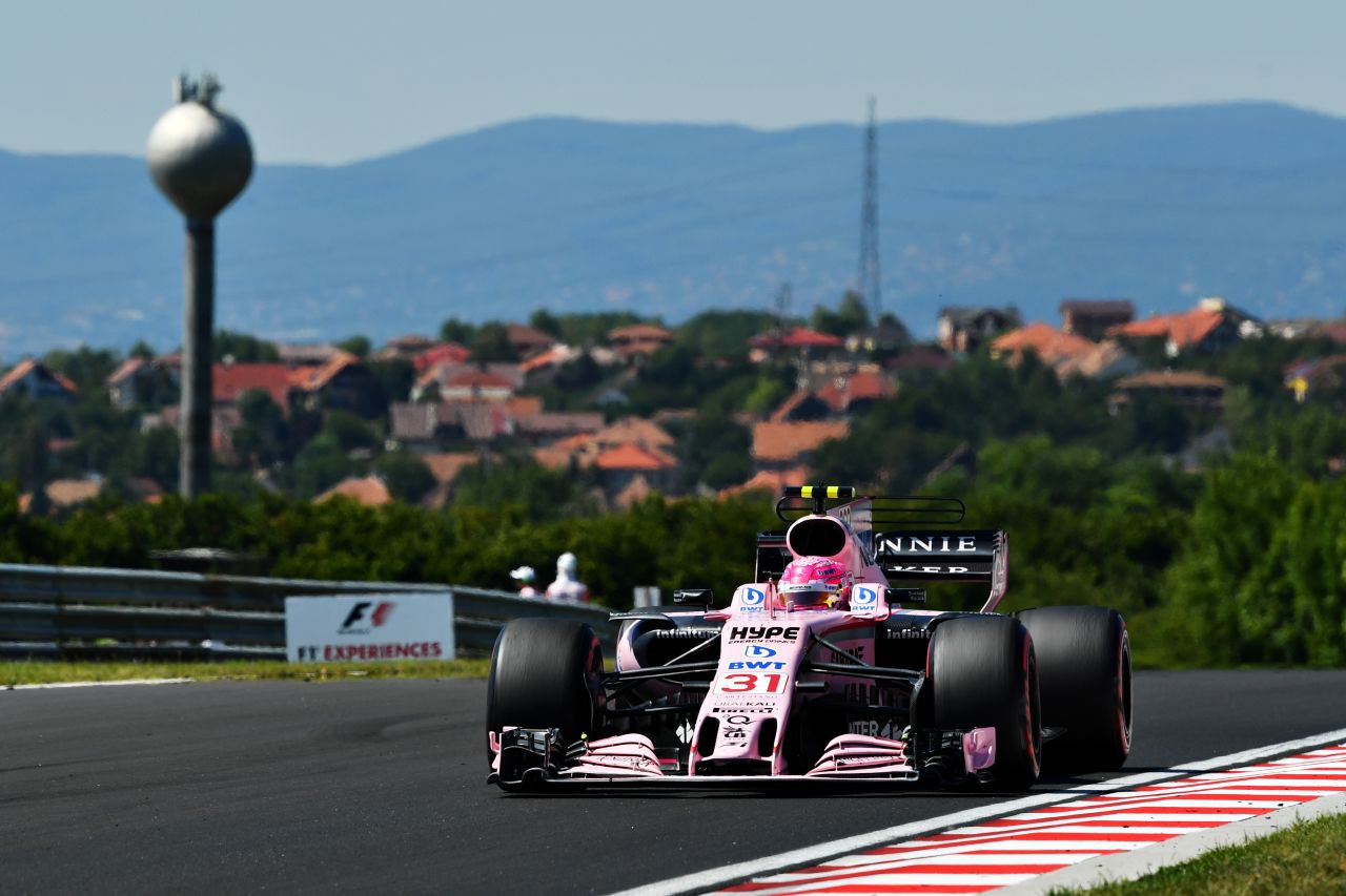 The young Frenchman has finished in the points in 10 out of 11 races this year for his Force India team.