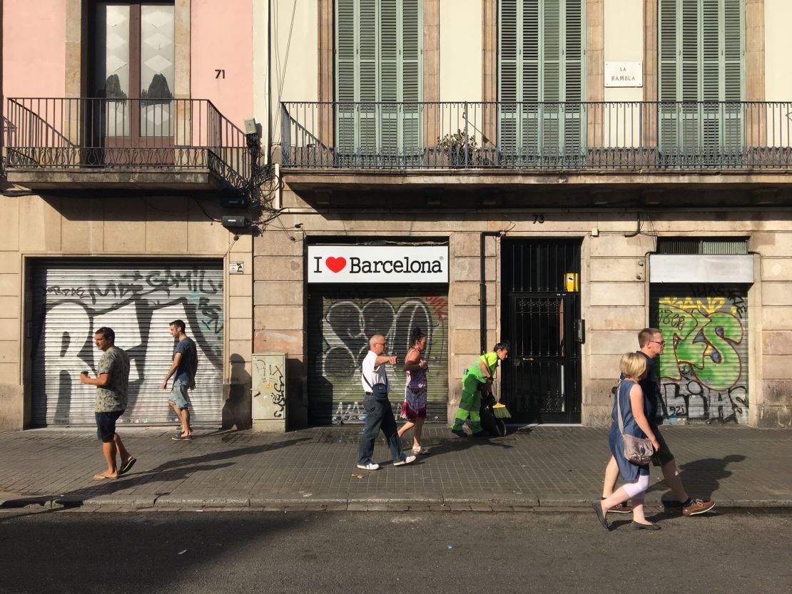 Barcelona morning after terror attack 1